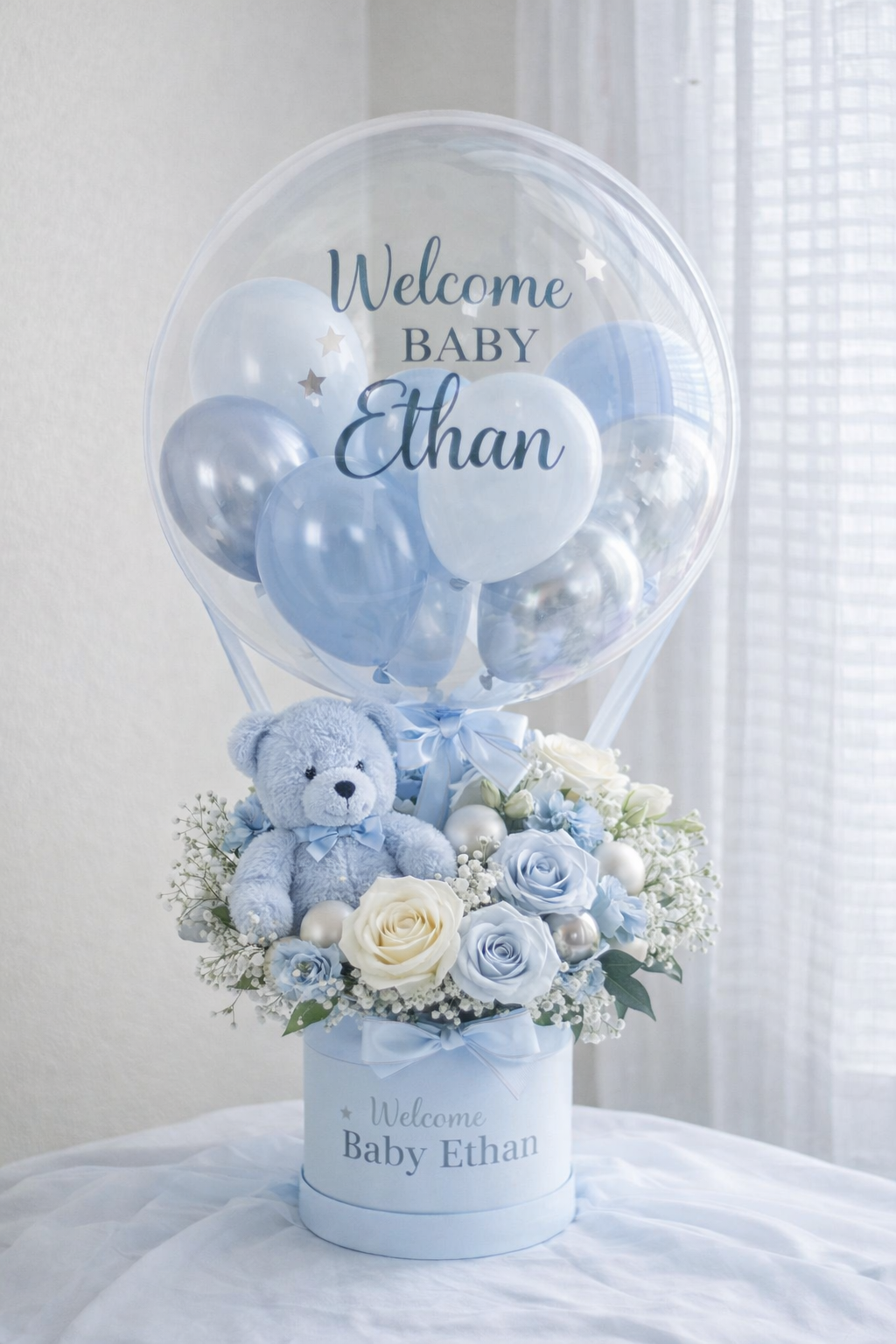 Hot Air Balloon(Artificial Flowers)