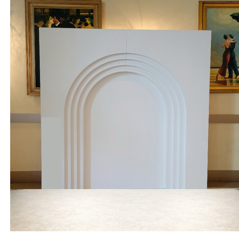 Platinum 3D Arch Backdrop(open center)